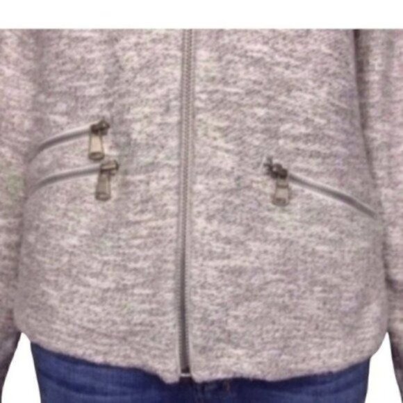 LOU & grey zip up cardigan sweater jacket size medium - Picture 6 of 8
